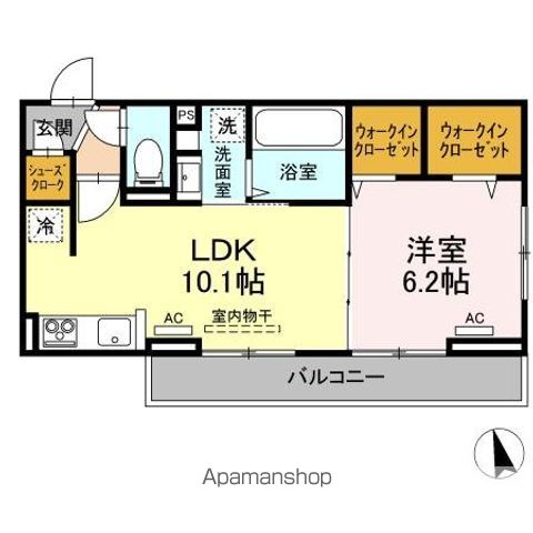 モンプリミエ　ルラシオン　Ⅲ 間取り