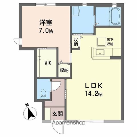 シャーメゾン霧ケ峰　Ａ棟 間取り