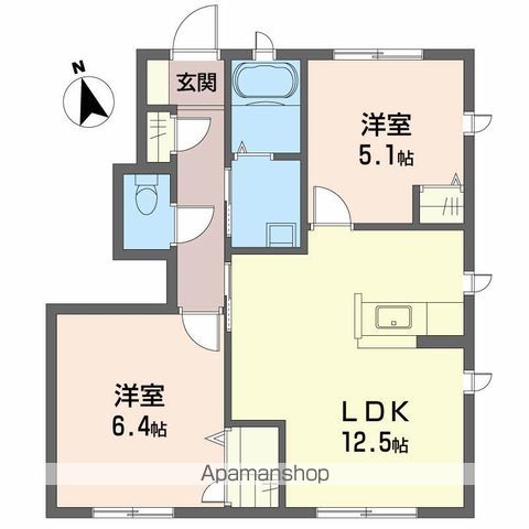 シャーメゾン　ボヌール　Ｄ棟 間取り