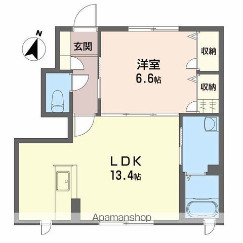シャーメゾンジッカ　Ａ棟 間取り