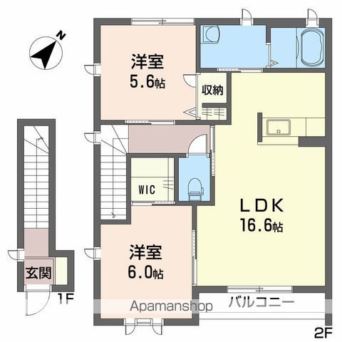 シャーメゾン　Ａ棟 間取り
