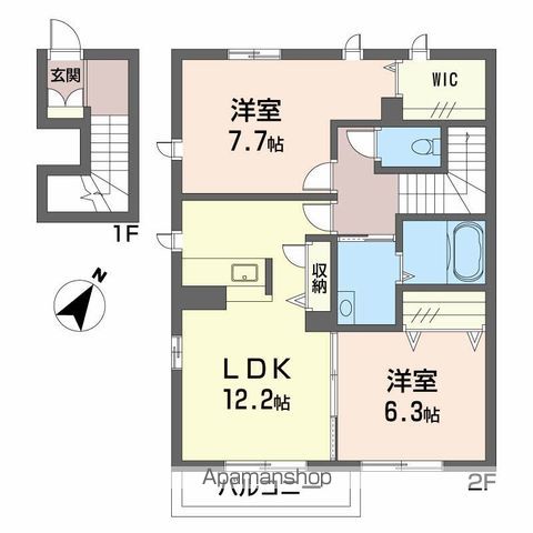 シャーメゾン阿南 間取り