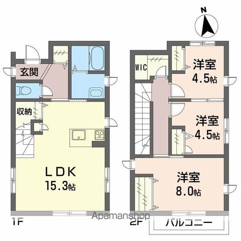 シャーメゾンＭＯＲＩ 間取り