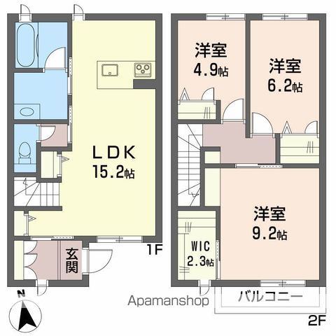 シャーメゾン　グローカル 間取り