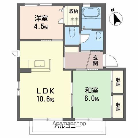 シャーメゾン沖洲　５番館 間取り