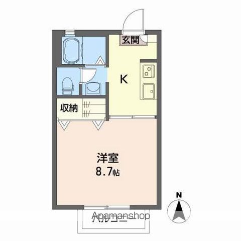 シャーメゾン安宅 間取り