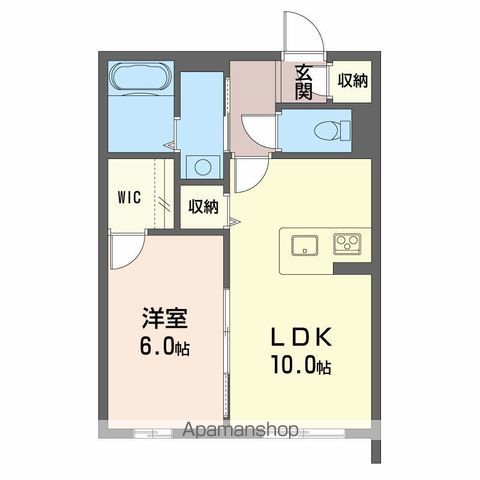 プロヌーブ北矢三　Ａ棟 間取り