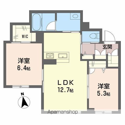 ベレオ昭和　Ｂ棟 間取り