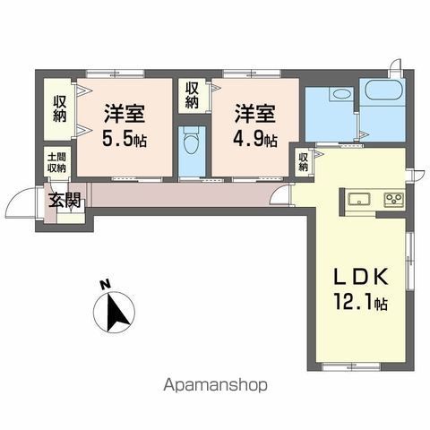 ベレオ中島田 間取り