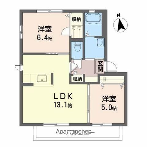 シャーメゾンラルゴ　Ｂ棟 間取り