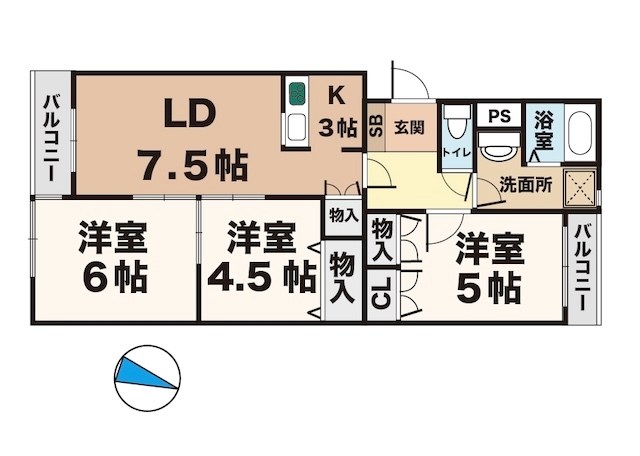 コーポ大津和 間取り