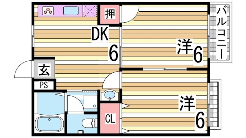 エスポワール今寺 間取り