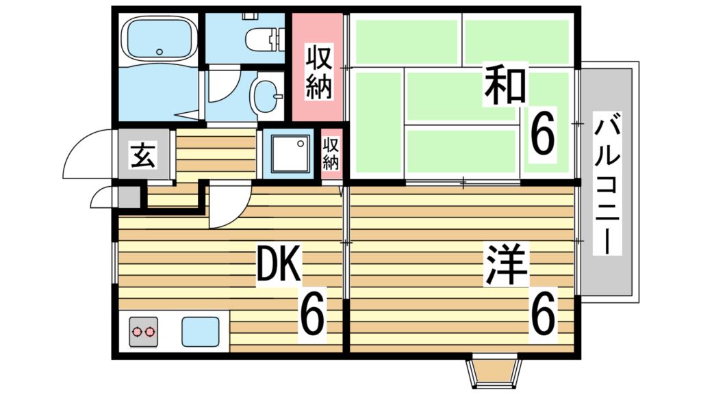 サングレース北別府 間取り