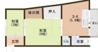 マツナガハイツ 間取り