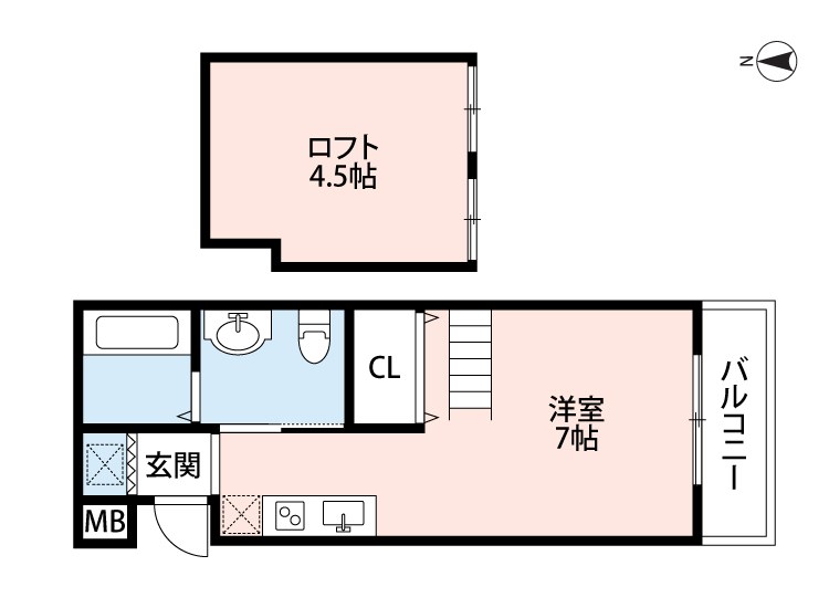 Giulia須磨浦I 間取り