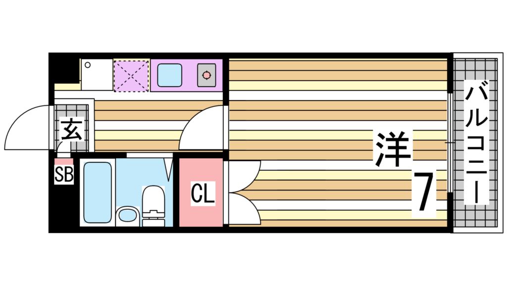 ウエストハイライズ 間取り