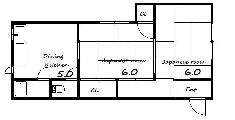 青谷ハイツ 間取り