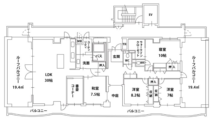 セルジュYS姫路 間取り