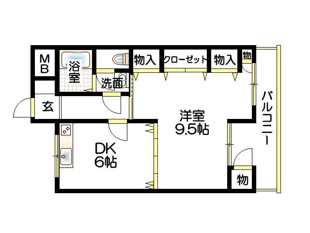 ロイヤルコーポ吉田 間取り