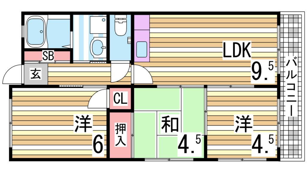 グリーンハイツ松本 間取り