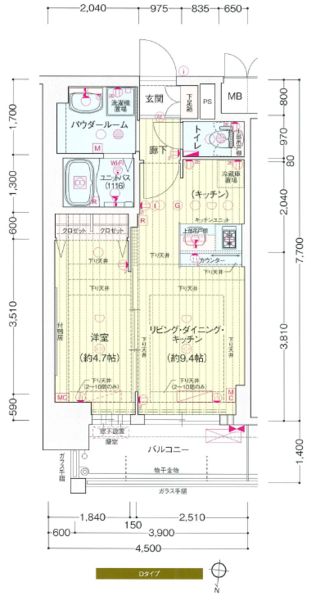プレサンス新大阪ジェイズ 間取り
