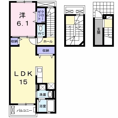 サンヒルズ・ラフォーレⅡ 間取り