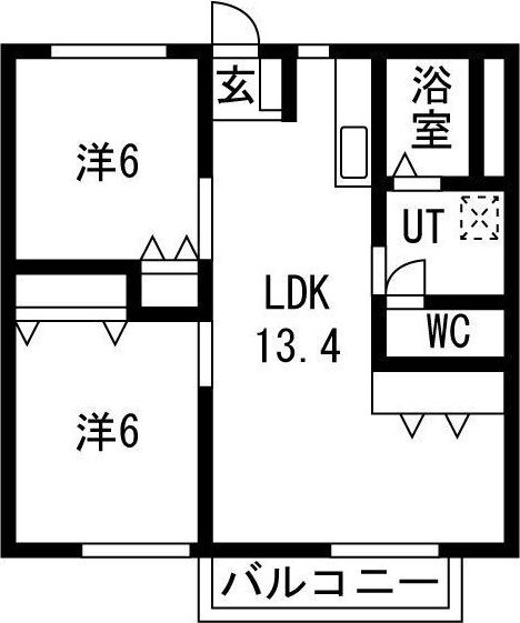 メゾン白国２号 間取り