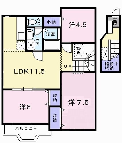 ル・クプル　プラースⅡ 間取り
