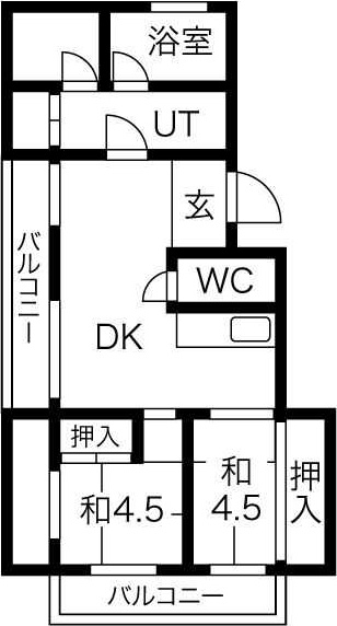 エクリート朝霧 間取り