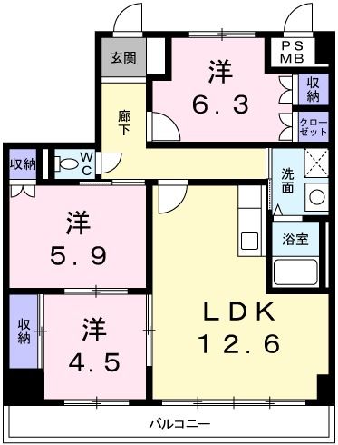 シエル青山 間取り