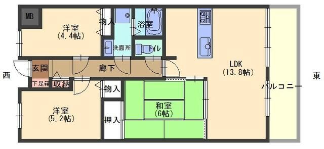 サクラメント今宿 間取り