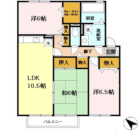 グレイスコート　C棟  間取り