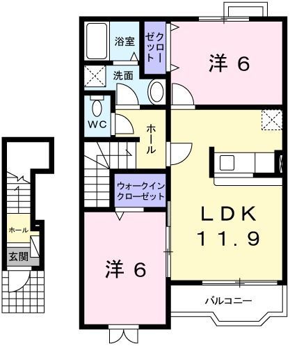パレ・ロジュマン 間取り