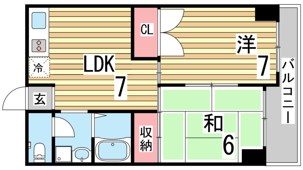 グランデール本多聞 間取り