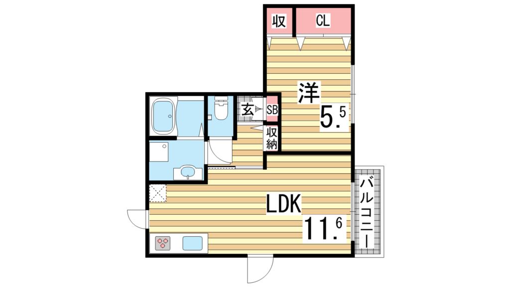 神戸6番館 間取り
