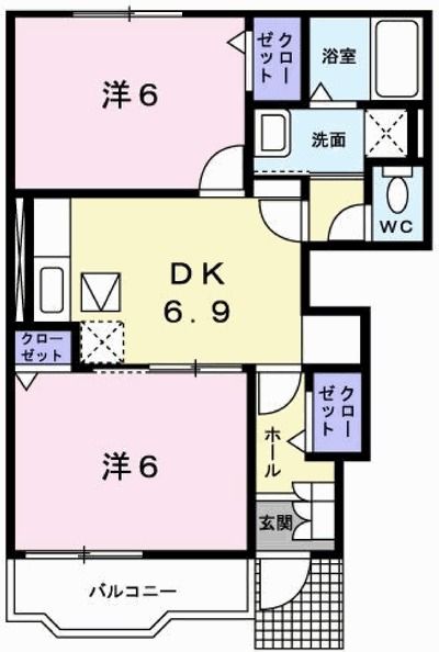 パレ・ロジュマン 間取り