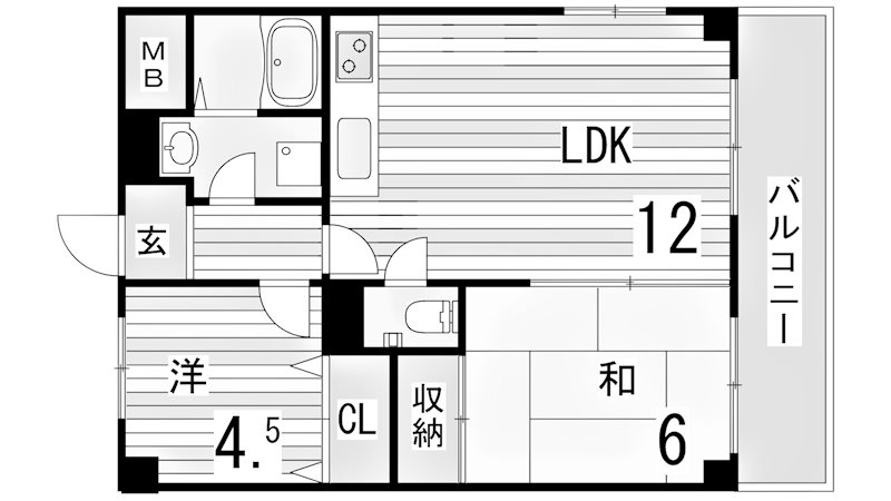 アドモリモト下畑 間取り
