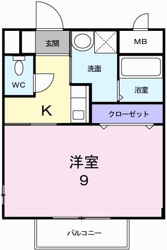アヴェニュー谷川  間取り
