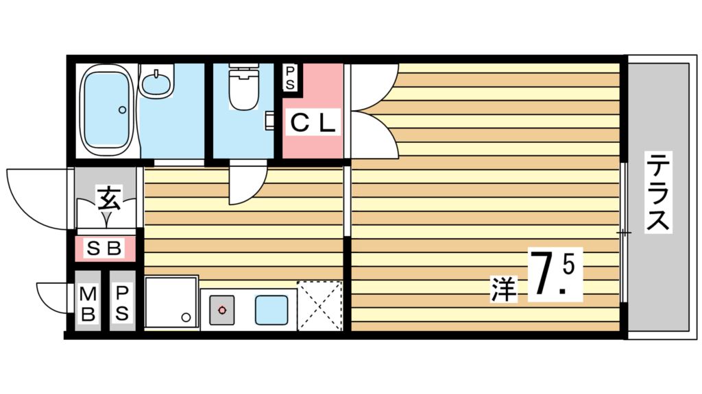 エスポワール須磨 間取り