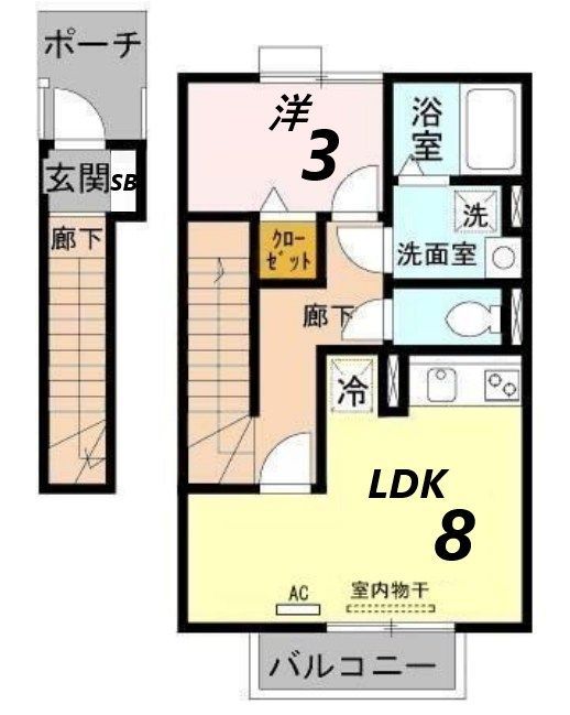 ダリアB棟 間取り
