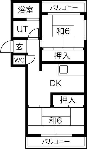 エクリート朝霧 間取り