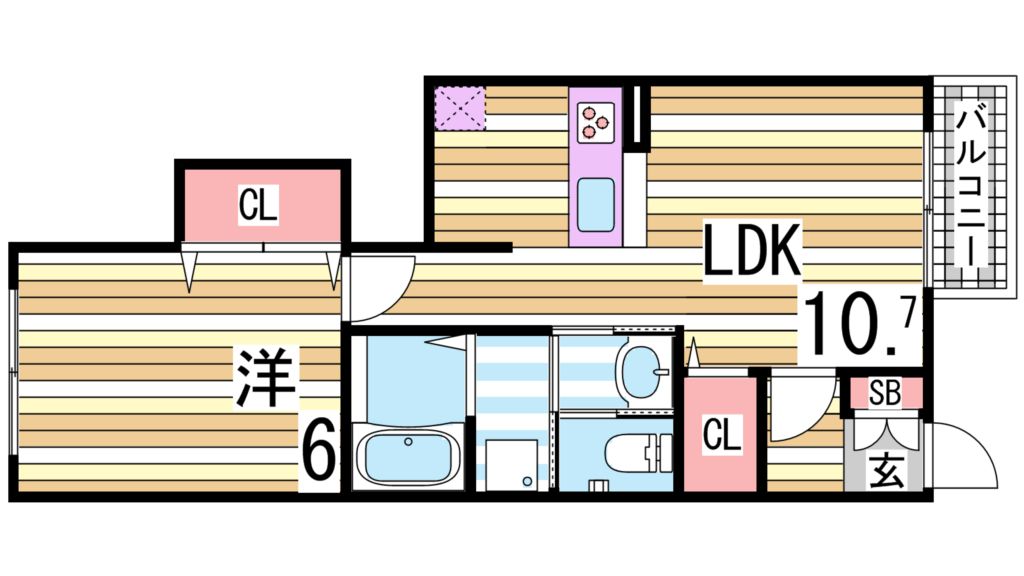 ソレイユ丸塚 間取り