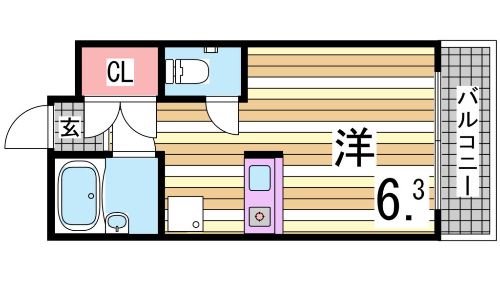 モンテメール学園前 間取り