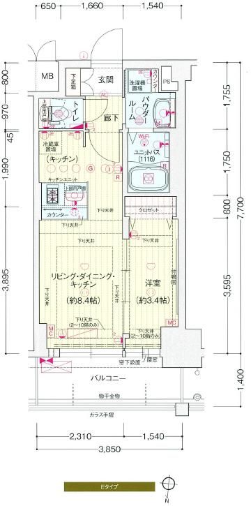 プレサンス新大阪ジェイズ 間取り