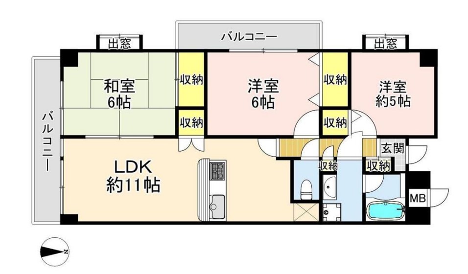 ラポール須磨 間取り