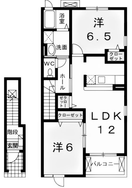 メゾンH・KⅢ 間取り