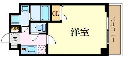 プレサンスＯＳＡＫＡ江坂 間取り