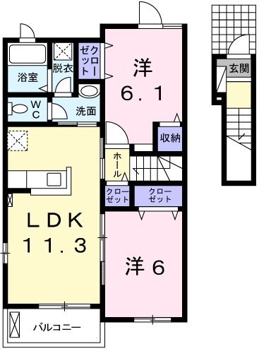 サンライズⅠ 間取り