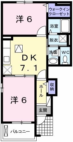 ノイ・フリーデＢ棟 間取り