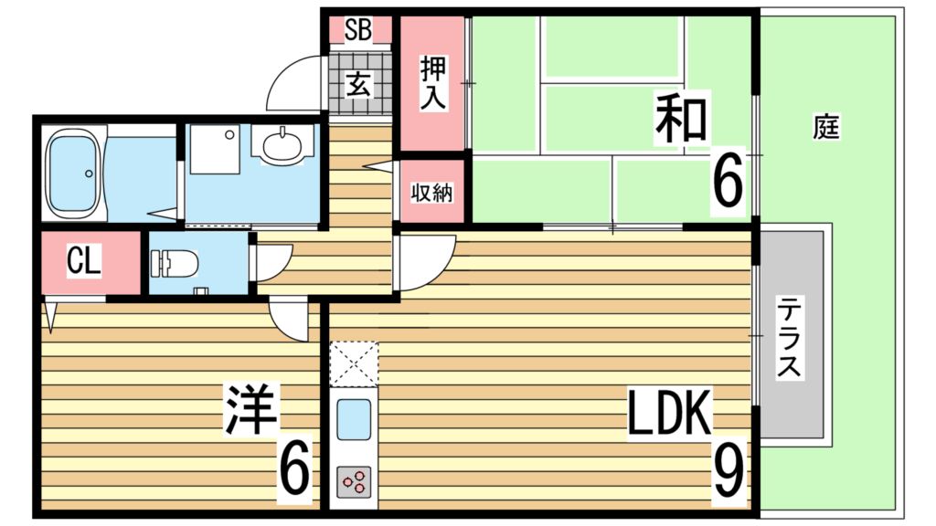 オーク東須磨 間取り